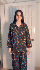 Vibrant Linen Pajama Set