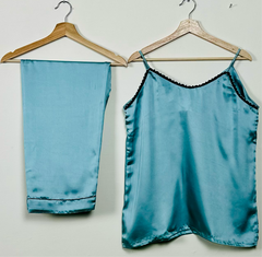 Ferozi Silk 3 Piece Gown Set