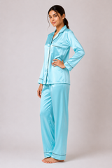Ferozi Shamoz Silk Pajama Set