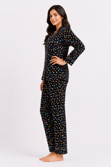 Vibrant Linen Pajama Set