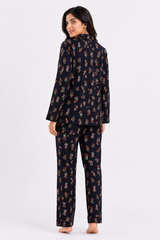Flora Linen Pajama Set