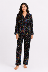 Vibrant Linen Pajama Set