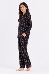 Flora Linen Pajama Set