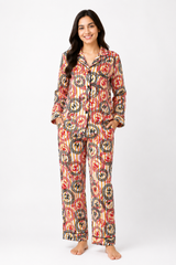 Abstractions Linen Pajama Set