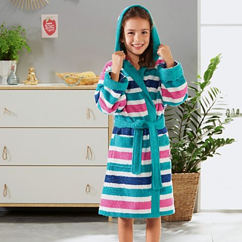 Export Quality Kids Hooded Bathrobe - 8 to 12 Years