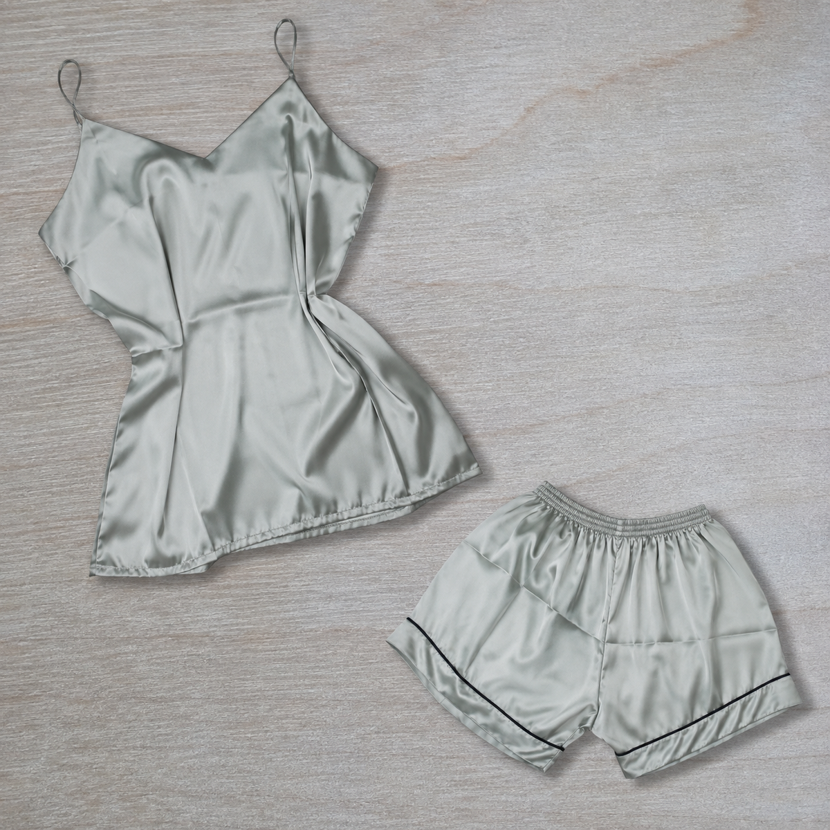 Silver Grey Camisole Set